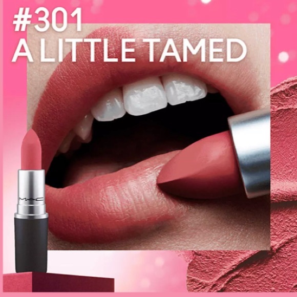 MAC Powder Kiss Lipstick A LITTLE TAMED 301 - Picture 8 of 12